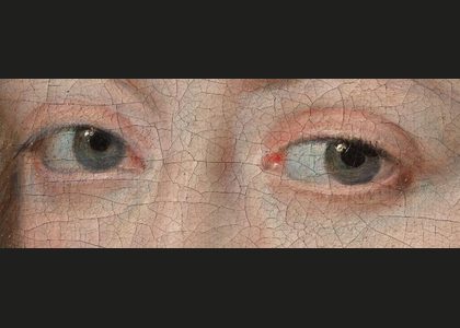 Fig. 62. Detail of eyes, privately owned version.