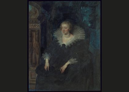 Fig. 102. Painting after cleaning and filling in UV.