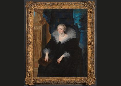 Fig. 111. Painting in its frame after treatment